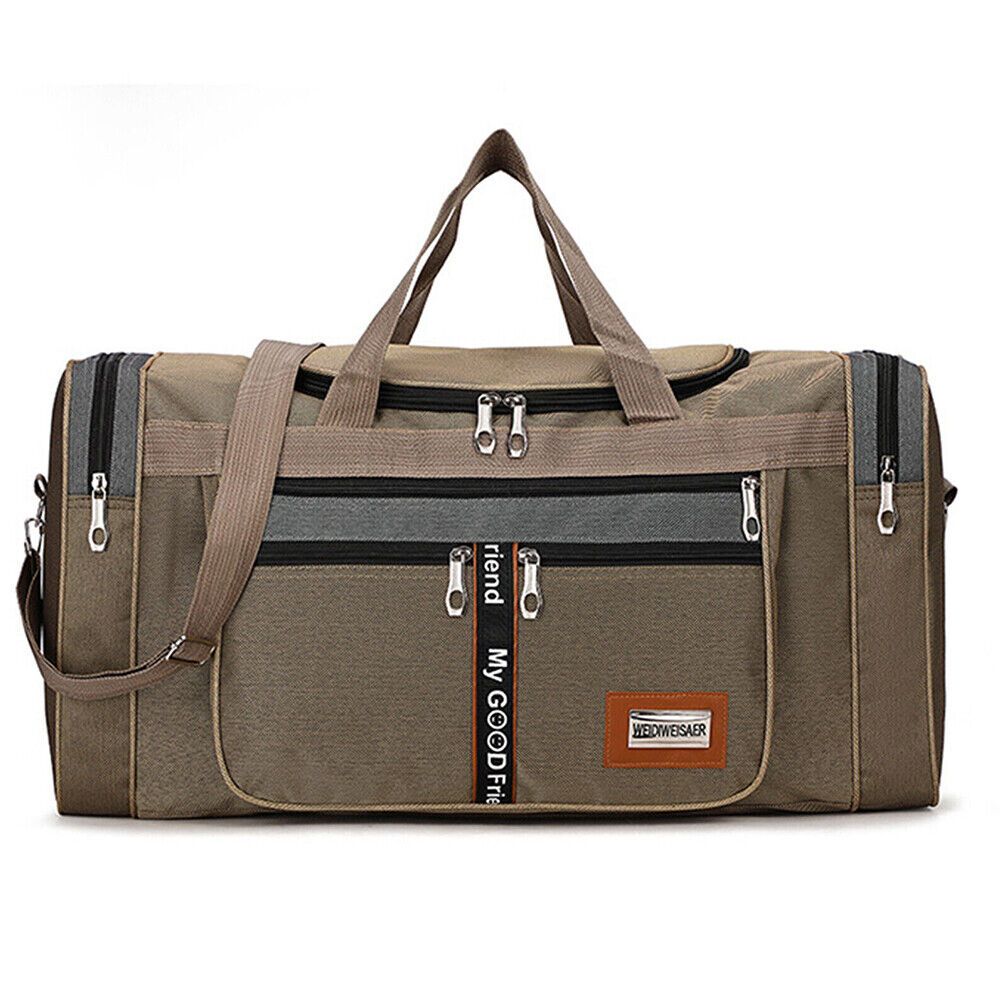 Oxford Duffle Luggage Bag Waterproof Travel Gym Sports Handbag w/ Shoulder Strap 24Hr Smart